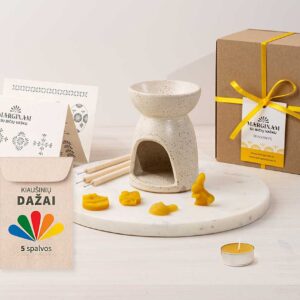 Kiaušinių dažymo bičių vašku rinkinys su dažais