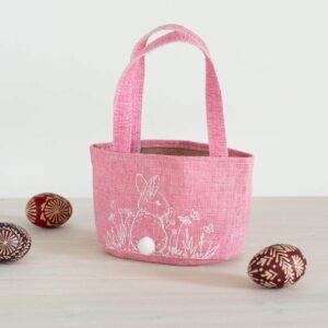 Velykinis krepšelis vaikams rausvas