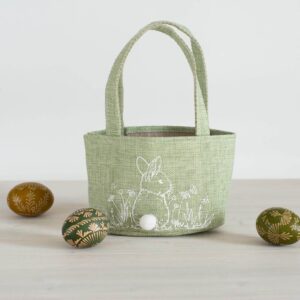 Velykinis krepšelis vaikams žalsvas